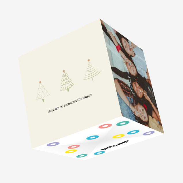 Have A Tree-mendous Christmas Confetti-exploding Greetings Card