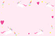 Giftbox Background Pink Unicorns