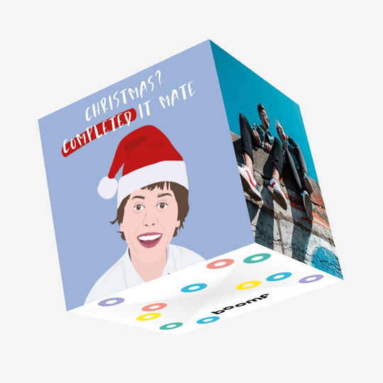 Completed It Mate Inbetweeners Christmas Confetti-exploding Greetings Card