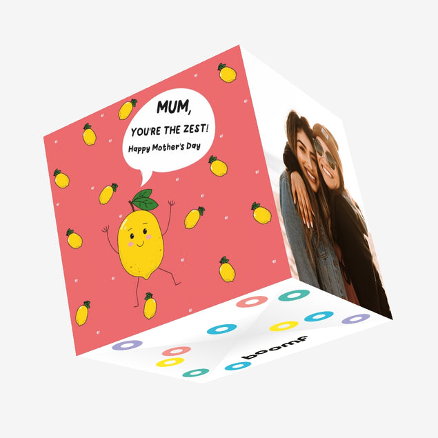 Mum, You're The Zest Mother's Day Confetti-exploding Greetings Card