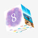 8th Birthday Purple Sky Confetti-exploding Greetings Card