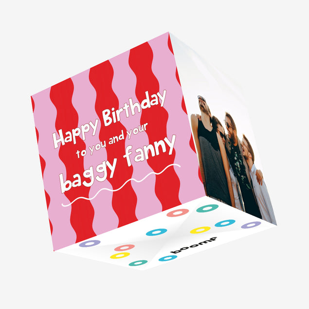 Happy Birthday Baggy Fanny Confetti-exploding Greetings Card