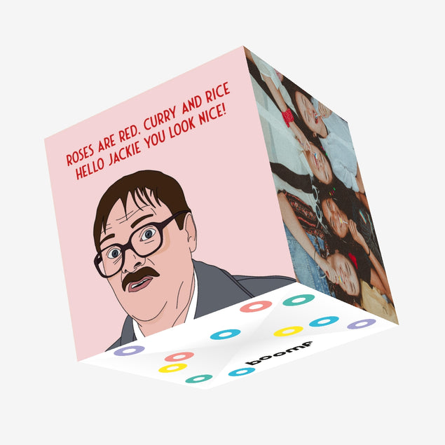 Curry And Rice Friday Night Dinner Confetti-exploding Greetings Card