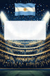 Argentina Football World Cup Cannon Confetti Shooter Card