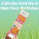 A Little Birdie Told Me It Was Your Birthday... Cannon Confetti Shooter Card