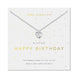 Joma Jewellery 'A Little Happy Birthday' Necklace