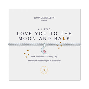 Joma Jewellery 'Moon and Back' Charm Bracelet