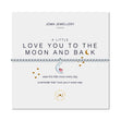 Joma Jewellery 'Moon and Back' Charm Bracelet