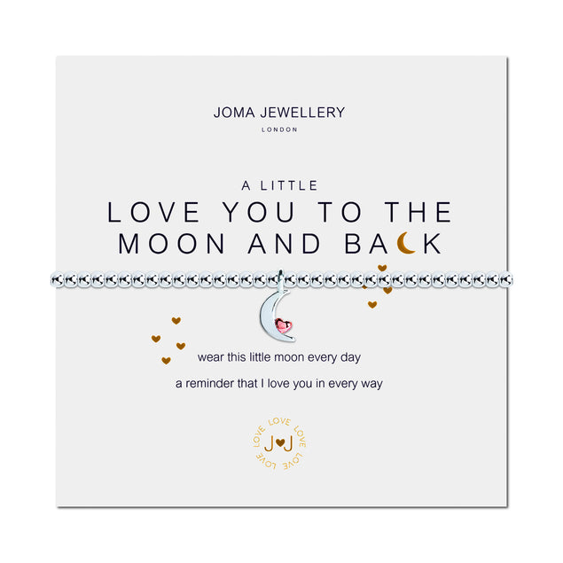 Joma Jewellery 'Moon and Back' Charm Bracelet