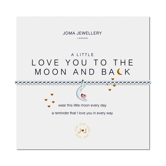 Joma Jewellery 'Moon and Back' Charm Bracelet