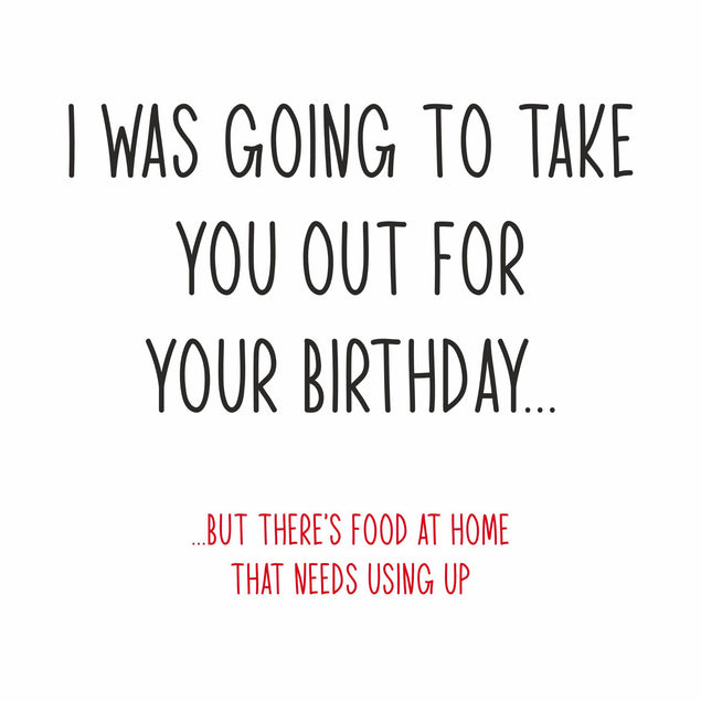 There's Food At Home! Card