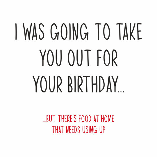 There's Food At Home! Card