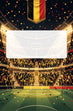 Belgium Football World Cup Cannon Confetti Shooter Card