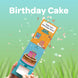 Birthday Cake Cannon Confetti Shooter Card