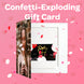 Confetti-Exploding Gift Card