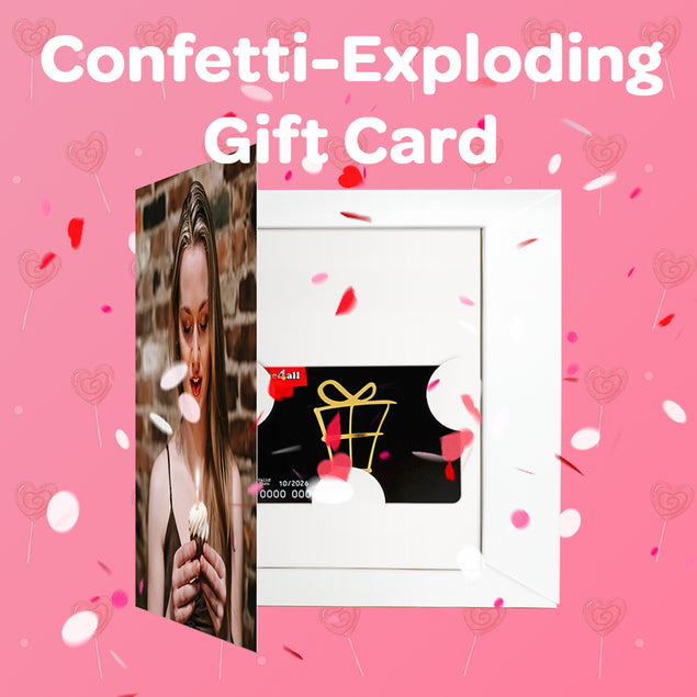 Confetti-Exploding Gift Card