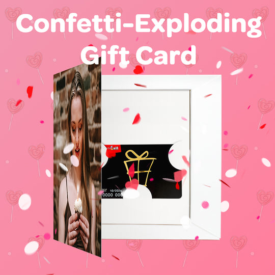 Confetti-Exploding Gift Card