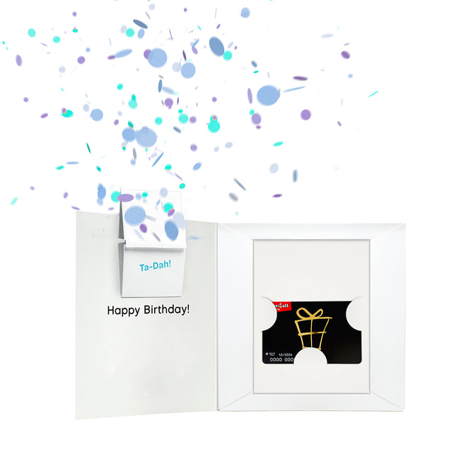 Confetti-Exploding Gift Card