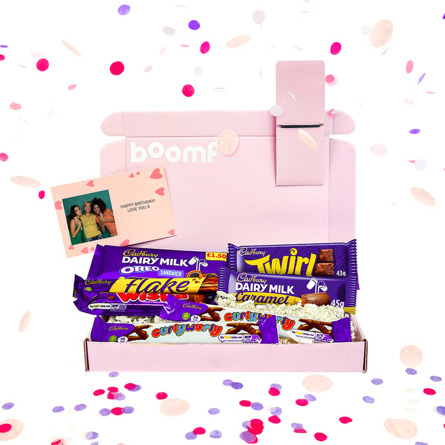 Pink Edition Cadbury Chocolate Exploding Confetti Gift Box – Boomf