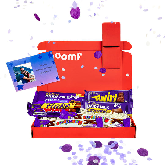 Cadbury Chocolate Exploding Confetti Gift Box