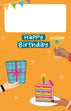 Birthday Cake Cannon Confetti Shooter Card