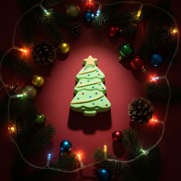 Christmas Tree Bath Bomb