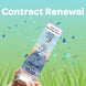 Contract Renewal Cannon Confetti Shooter Card