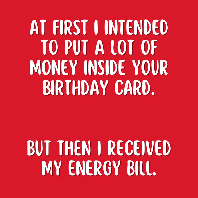 Sorry I couldn't put money in your card Confetti-exploding Greetings Card