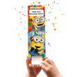Minions Birthday Cannon Confetti Shooter Card
