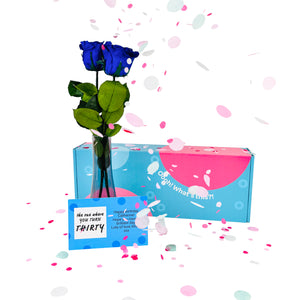 2 Blue Roses Box