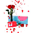 Confetti-Exploding Eternity Rose Box - Red