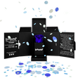 Confetti-Exploding Eternity Rose Head Box - Blue