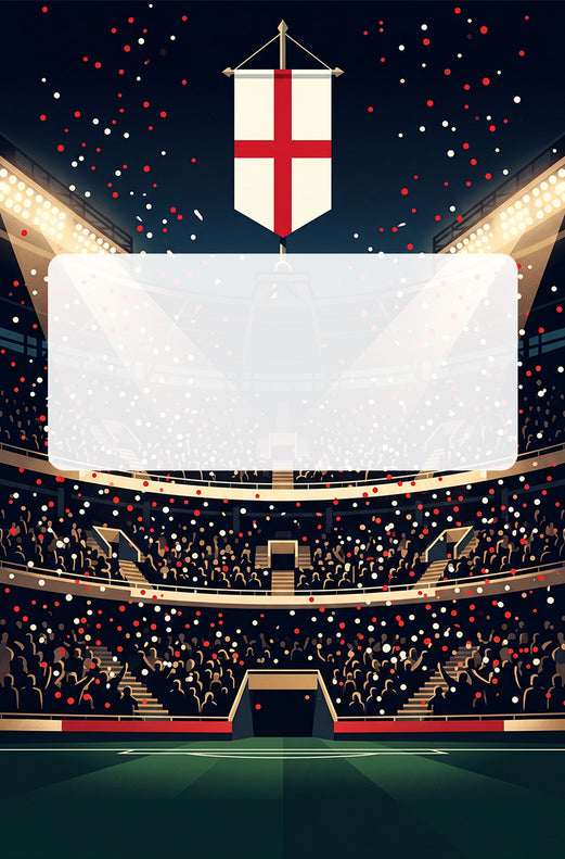 England Football World Cup Cannon Confetti Shooter Card