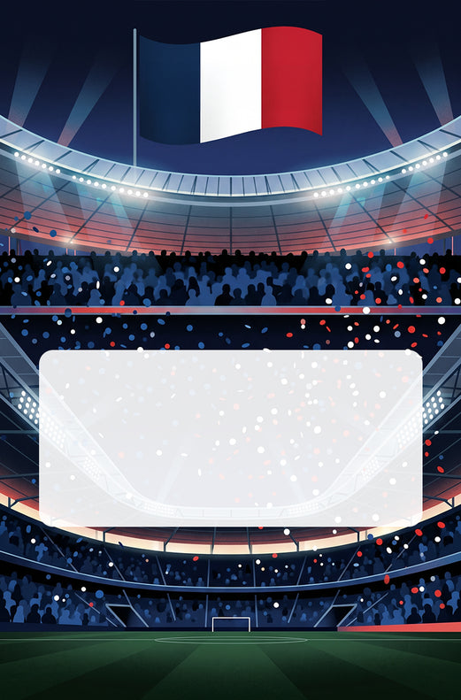 France Football World Cup Cannon Confetti Shooter Card