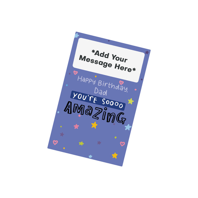 Happy Birthday, Dad Cannon Confetti Shooter Card