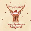 Merry Christmas Boyfriend Confetti-exploding Greetings Card