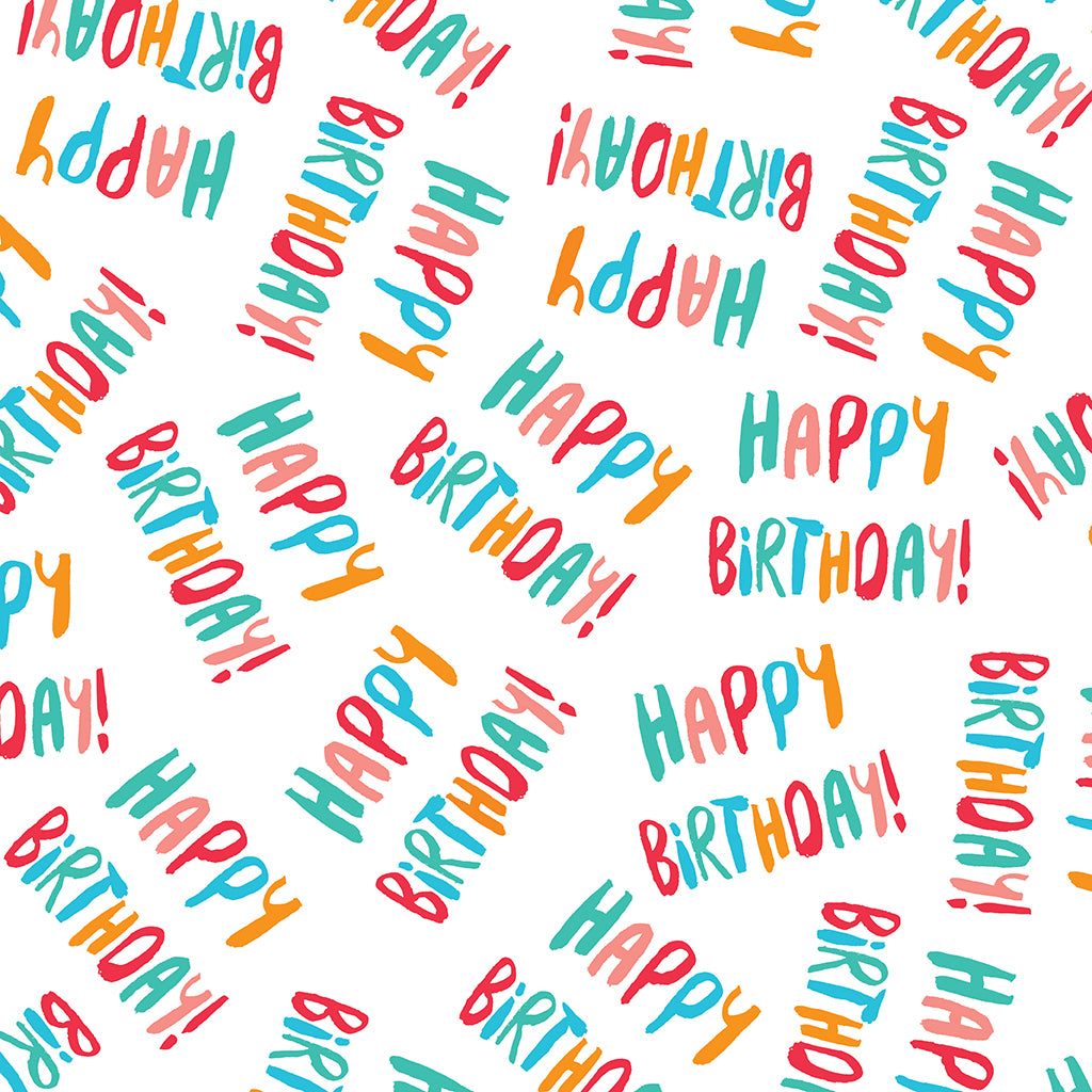 Printable Happy Birthday Wrapping Paper