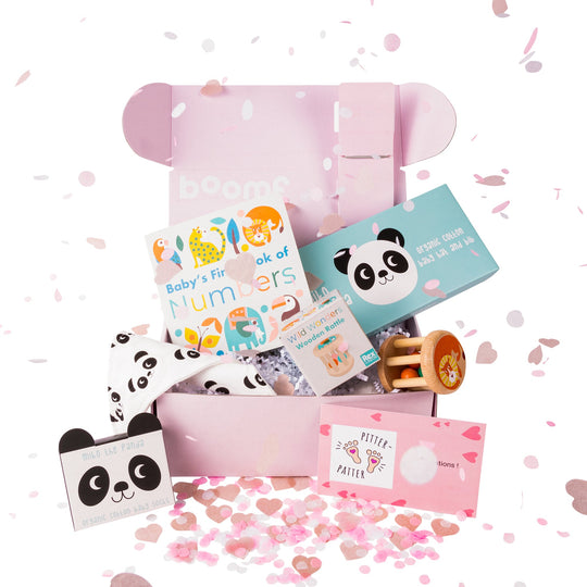 Hello Baby Exploding Confetti Gift Box - Pink
