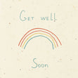 Get Well Rainbow Confetti-exploding Greetings Card
