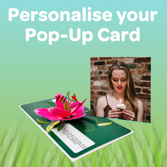 Pink Lily 3D Pop-up Card