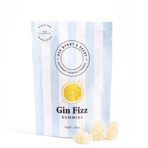 Blue Gin Fizz Cocktail Gummy Pouch 50g