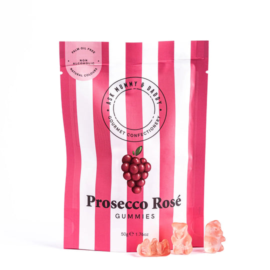 Prosecco Rosé Cocktail Gummy Pouch 50g