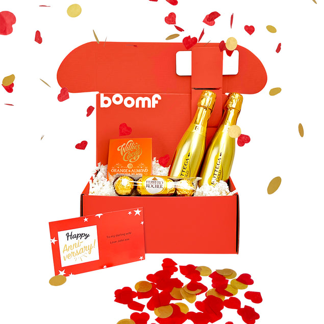 Love Edition Luxury Prosecco & Truffles Exploding Confetti Gift Box
