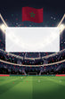Morocco Football World Cup Cannon Confetti Shooter Card