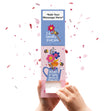 Mum Flowers Birthday Cannon Confetti Shooter Card
