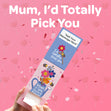 Mum Flowers Birthday Cannon Confetti Shooter Card