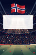 Norway Football World Cup Cannon Confetti Shooter Card