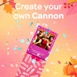 Create Your Own Cannon Confetti Shooter Card