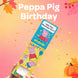 Peppa Pig Birthday Cannon Confetti Shooter Card