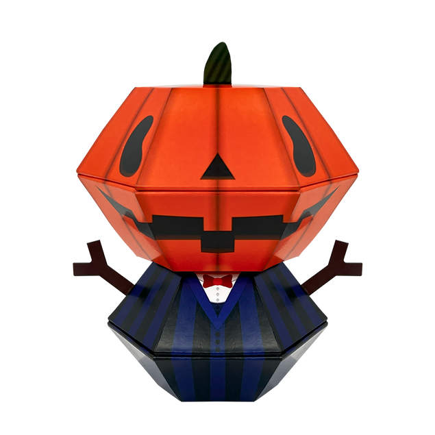 Halloween Jack Pumpkin 3D Pop-up Confetti Wild Card